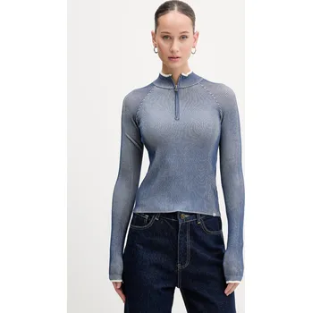 Dámský svetr Svetr Guess Jeans W6RR19.Z3P32 modrá 05X, vel. XL