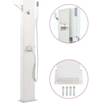 Zahradní sprcha vidaXL Zahradní sprchová baterie 110 cm nerezová ocel [48206]