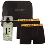 Pánská dárková kosmetická taštička 2PACK boxerky s parfémem Pietro Filipi (4PJTBKP1) L