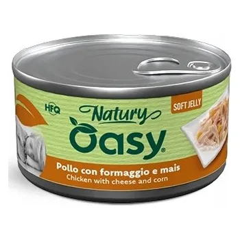 Krmivo pro psa OASY DOG NATURY JELLY - KUŘE SE SÝREM A KUKUŘICÍ 150G