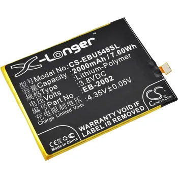 Baterie pro mobilní telefon Baterie Cameron Sino CS-EBU548SL, Li-Polymer, 2000