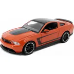 Ford Mustang Boss 302 oranžový 1:24 - Maisto Ford Mustang Boss 302 2011 - kovový model auta