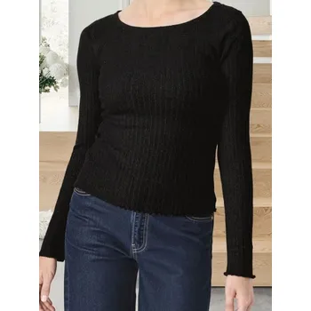 Dámská halenka Sinsay - Halenka s&nbsp;dlouhými rukávy - černá - 478EU-99X - 478EU-99X-XS