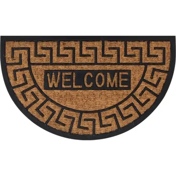 Rohožka Rohožka před dveře půlkruhová 45 x 75 cm guma a kokosové vlákno - 8721012311930