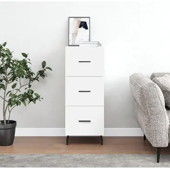 Příborník do zásuvky Příborník bílý 34,5 x 34 x 90 cm kompozitní dřevo - 8720845867911