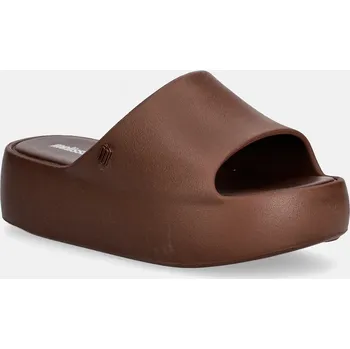 Pánské pantofle Pantofle Melissa MELISSA FREE PLATFORM SLIDE AD M.35859.BL985 hnědá 88X, EUR 41/42