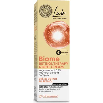 Pleťový krém Natura Siberica Lab Biome Retinol Therapy Noční krém 50 ml