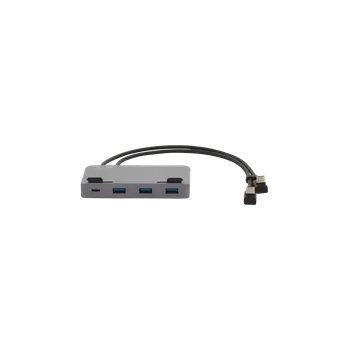 USB hub LMP Attach Dock ProStand 4K, USB-C nabíjecí adaptér s 7 porty, vesmírně šedý - 19092