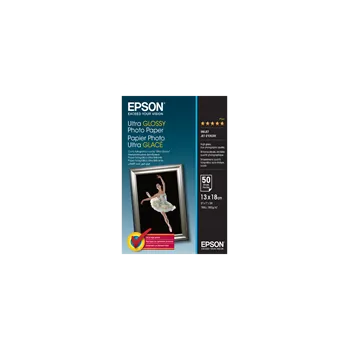 Fotopapír Epson Ultra Glossy Photo Paper 13 x 18 cm 300 g/m2 - 50 listů - C13S041944