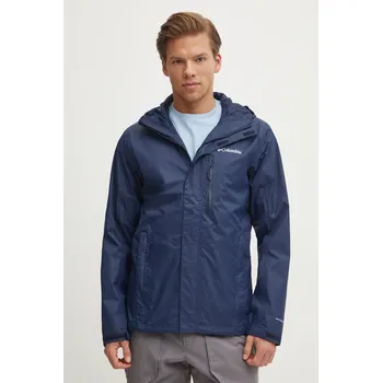 Pánská větrovka Nepromokavá bunda Columbia Pouring Adventure 2117171 námořnická modř 59X, vel. L