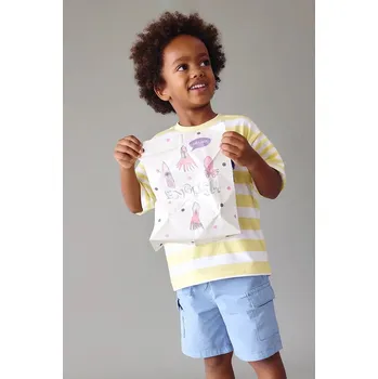 Dětské kraťasy Mayoral 3214.5J.Mini.PPY2 modrá 55X, vel. 116