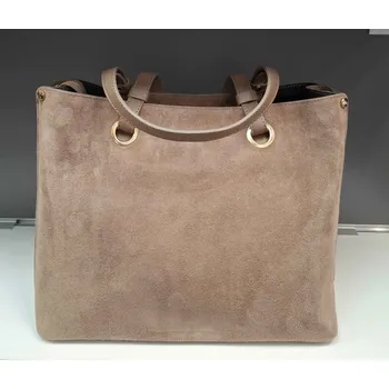 Kabelka Dámská kožená kabelka Laura Biaggi 04-571 - moka