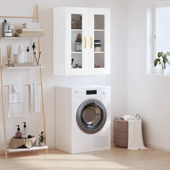 Příborník do zásuvky Nástěnná skříňka bílá 69,5 x 34 x 90 cm - 8720845439408