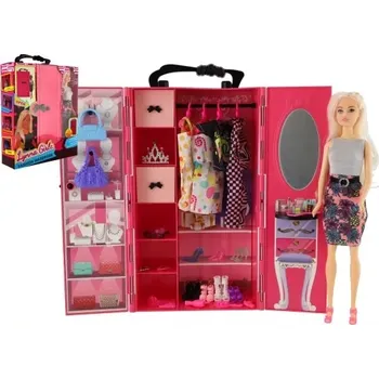 Panenka Panenka Lynna se šatní skříní a doplňky 30 cm