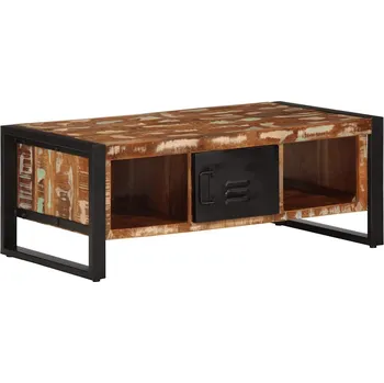 Konferenční stolek Konferenční stolek vícebarevný 90x50x36 cm recyklované dřevo - 8721158339294