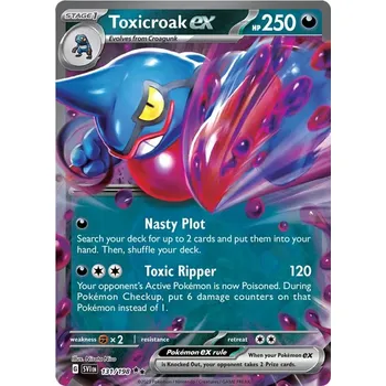 Karetní hra Toxicroak ex 131/198 - Scarlet & Violet