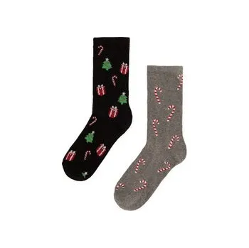 Pánské ponožky Dlouhé ponožky Lasocki 2MB-001-AW23 (2-pack) Šedá 43_46