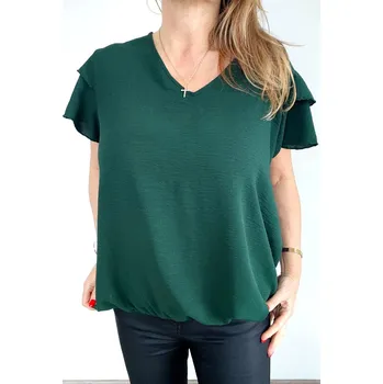 Dámská halenka Made in Italy Dámská halenka ALESSIA UNI, barva zelená