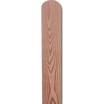 Terasové prkno WPC plotové prkno světle hnědé embosované 70x12x1500mm