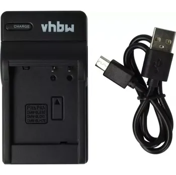 TopTech Nabíječka baterie Panasonic DMW-BLE9, DMW-BLG10, se vstupem USB-C flexibilní, určená pro digitální fotoaparáty, nahrazuje originál