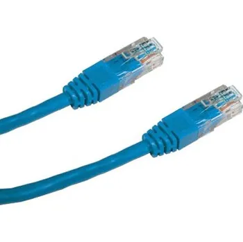 Kabel DATACOM Patch cord UTP CAT5E 1,5m modrý