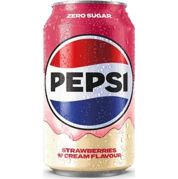 Nápoj Pepsi Strawberries & Cream Zero Sugar 330ml
