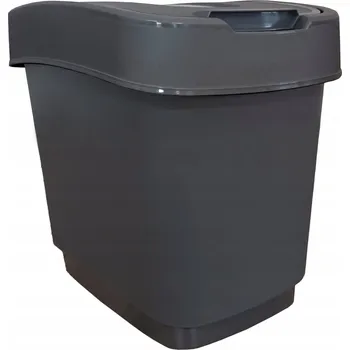 Odpadkový koš Odpadkový koš 15 L na třídění odpadu výklopný grafitový Jotta