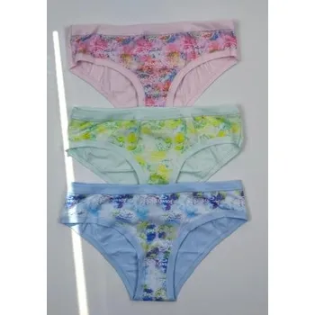 Kalhotky Dámské bavlněné kalhotky LOVELYGIRL 6410D mix L