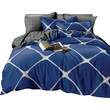 Povlečení SADA POVLEČENÍ 140x200 BAVLNĚNÝ SATÉN, POVLEČENÍ NA POLŠTÁŘ 70x80