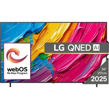 Televizor LG 86QNED80A3A 86" 4K UHD QLED TV černá