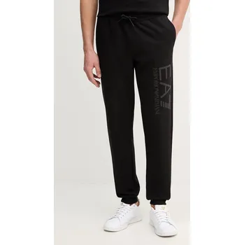 Bavlněné tepláky EA7 Emporio Armani AF22266.7M001415 černá 99X, vel. S