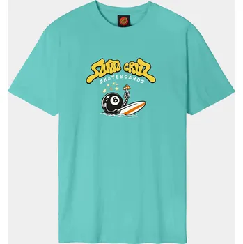 Oblečení a móda Santa Cruz Winkowski Surf Front (pool blue) S, zelená