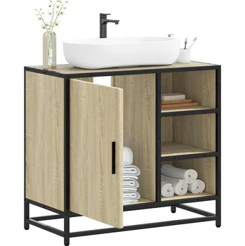 Koupelnový nábytek Koupelnová skříňka pod umyvadlo, dub sonoma, 65 x 33 x 60 cm, konstrukční dřevo - 8721102843440