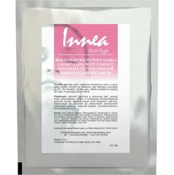 Pleťová maska INNO-DERMA INNEA Innea Anti-Age -Biocelulózová pleťová maska proti vráskám 1 ks