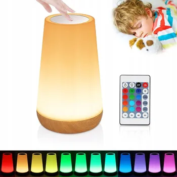 Lampička NOČNÍ LAMPA LED STMÍVATELNÁ PRO DĚTI S DOTYKOVÝM SENZOREM + DÁLKOVÉ OVLÁDÁNÍ