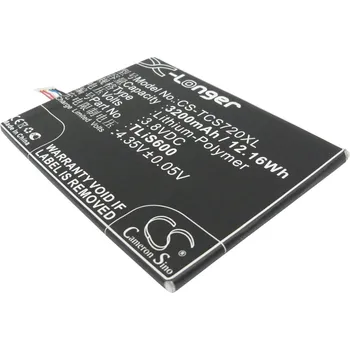 Baterie pro mobilní telefon Baterie Cameron Sino CS-TCS720XL, Li-Polymer, 3200