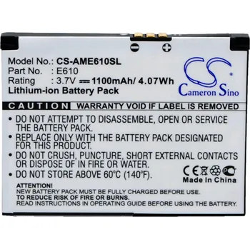 Baterie pro mobilní telefon Baterie Cameron Sino CS-AME610SL, Li-Ion, 1100
