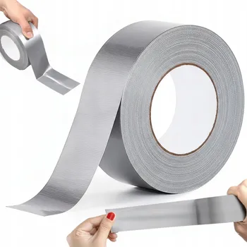 Lepicí páska OPRAVNÁ PÁSKA 50M XXL SILNÁ ZESÍLENÁ STAVEBNÍ DUCT TAPE ŠEDÁ 48MM X 50M