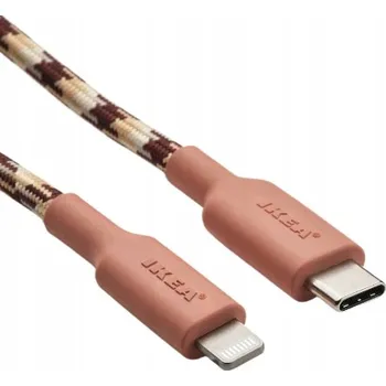 Datový kabel Kabel IKEA USB - USB-C / microUSB / Lightning 1,5 m béžový
