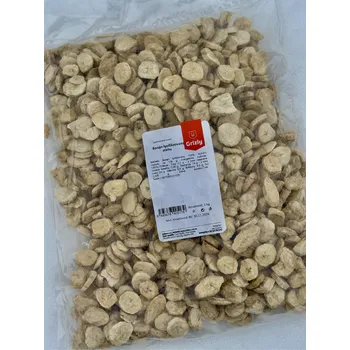 BANÁNY LYOFILIZOVANÉ PLÁTKY - mrazem sušené - GASTRO balení 1000 g - 1 kg GRIZLY