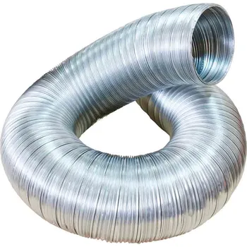 Ventilační potrubí Flexibilní hliníkové potrubí FLEXTUBE d100 délka 10.000 mm - MIKAWI ALAD-L-100