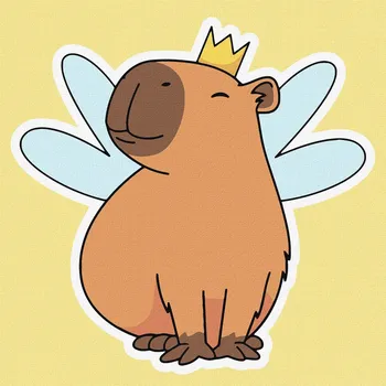 Ideyka Malování podle čísel - Víla kapybara ©art_selena_ua 30 x 30 cm