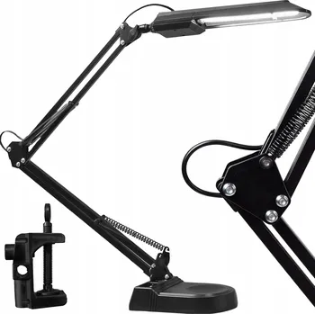 Lampička LED LAMPIČKA NA STŮL ŠKOLNÍ KRESLÍŘSKÁ NOČNÍ FLEXIBILNÍ RAMENO