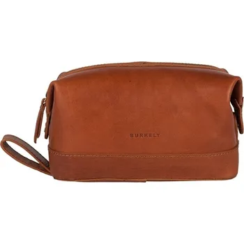 Kosmetická taška BURKELY Kožená kosmetická kabelka Riley 9008416.22.24 koňaková