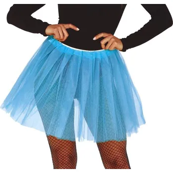 Karnevalový kostým GuircaTylová tutu sukně 40cm - modrá