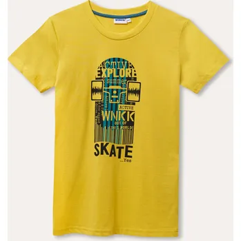 Chlapecké triko - Winkiki WTB 11984, žlutá/ 320 Barva: Žlutá, Velikost: 170
