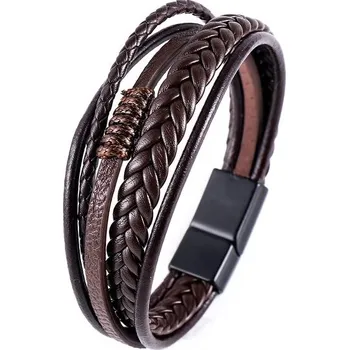 Náramek Hnědý designový náramek