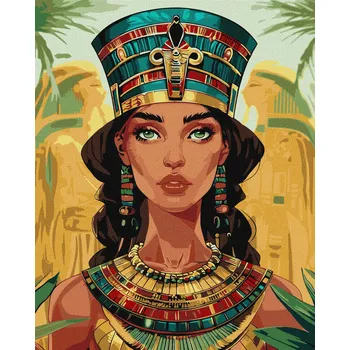 Ideyka Malování podle čísel - Egyptská princezna ©art_selena_ua 40 x 50 cm