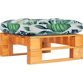 Taburet Zahradní taburet z palet medově hnědé impregnované borové dřevo - 8720286308554