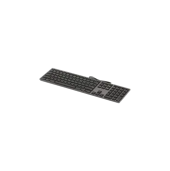 Klávesnice LMP USB klávesnice pro Mac s číselnou klávesnicí CZ, hliníková, vesmírně šedá - 18263